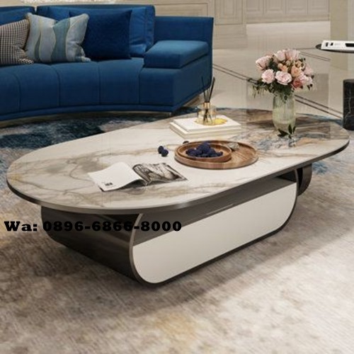 Coffe Table Oval Harga Murah